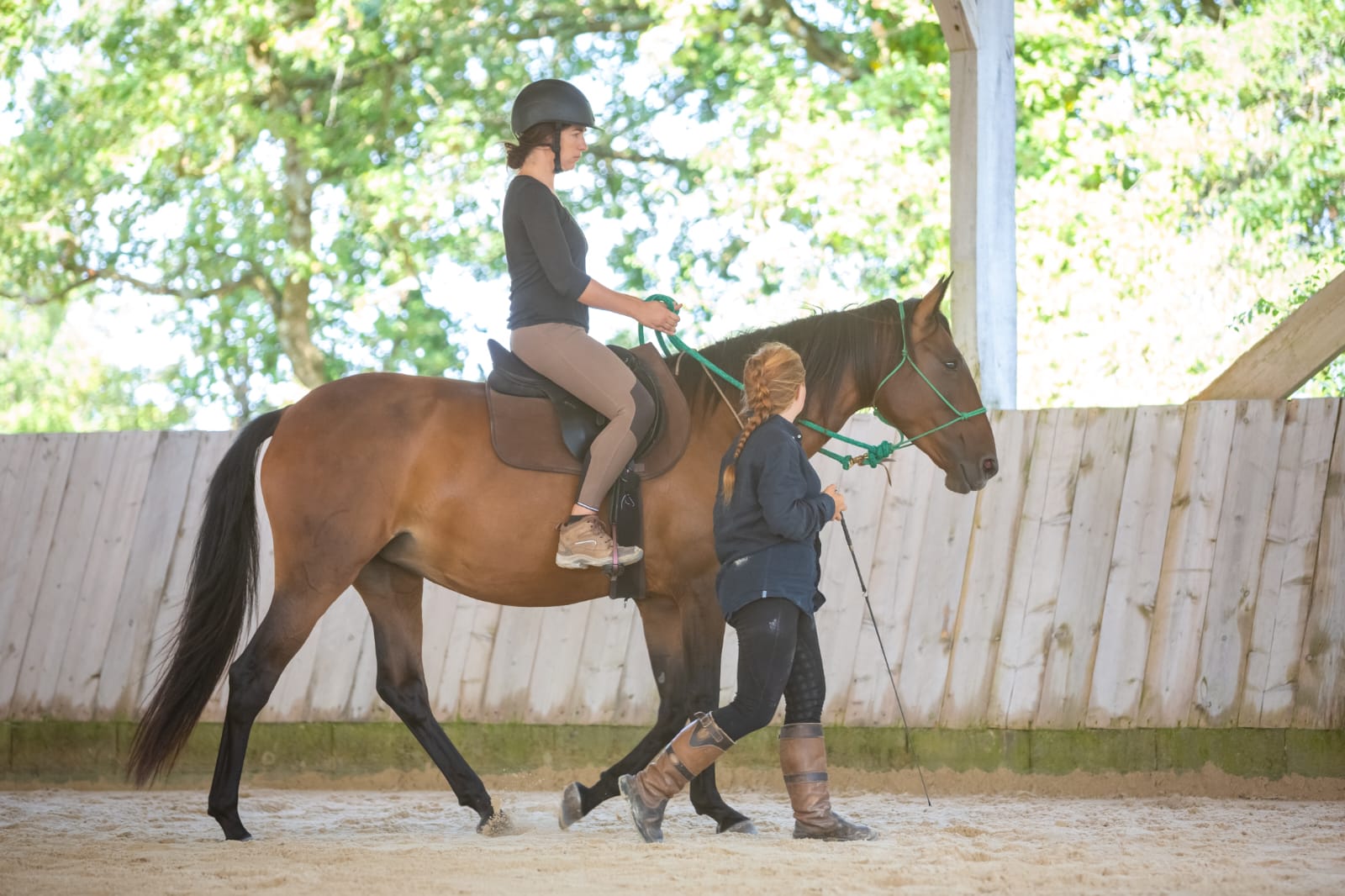 cours d'équitation particulier et collectif